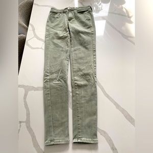 American Eagle High Rise Jean Jegging Green - 2